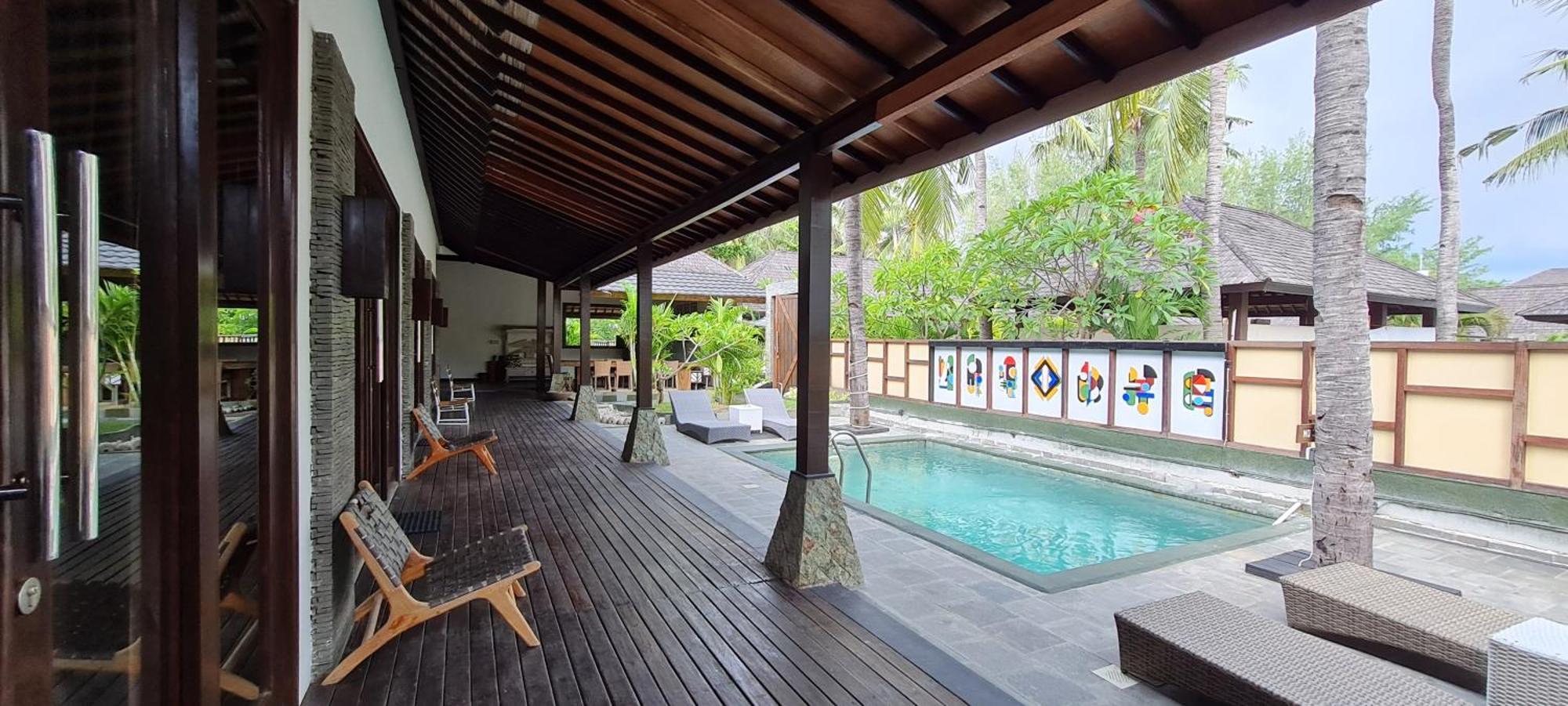 เดอะ ทราวันกัน รีสอร์ท กีลีตราวางัน ภายนอก รูปภาพ